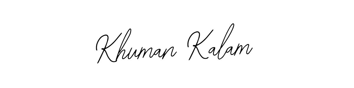 Check out images of Autograph of Khuman Kalam name. Actor Khuman Kalam Signature Style. Bearetta-2O07w is a professional sign style online. Khuman Kalam signature style 12 images and pictures png