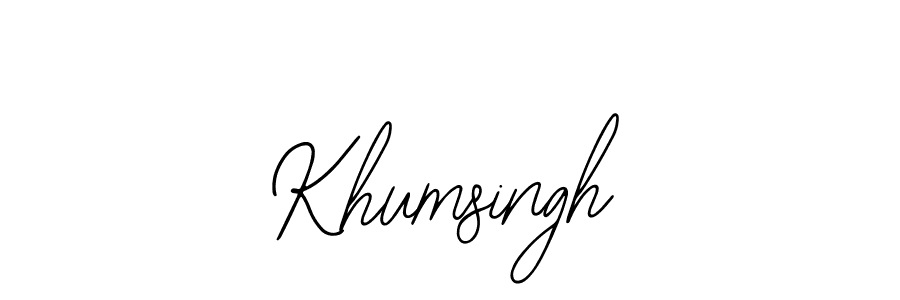 Make a beautiful signature design for name Khumsingh. Use this online signature maker to create a handwritten signature for free. Khumsingh signature style 12 images and pictures png