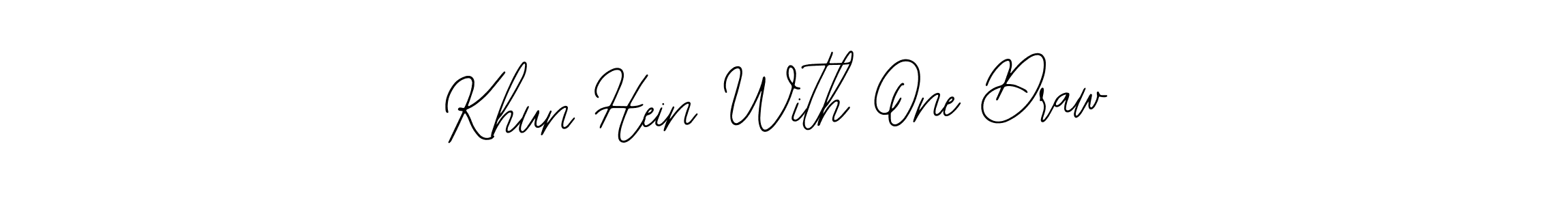 Bearetta-2O07w is a professional signature style that is perfect for those who want to add a touch of class to their signature. It is also a great choice for those who want to make their signature more unique. Get Khun Hein With One Draw name to fancy signature for free. Khun Hein With One Draw signature style 12 images and pictures png