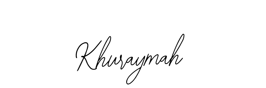 Best and Professional Signature Style for Khuraymah. Bearetta-2O07w Best Signature Style Collection. Khuraymah signature style 12 images and pictures png