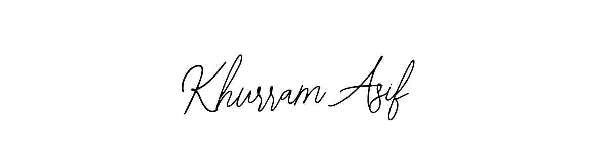 Design your own signature with our free online signature maker. With this signature software, you can create a handwritten (Bearetta-2O07w) signature for name Khurram Asif. Khurram Asif signature style 12 images and pictures png