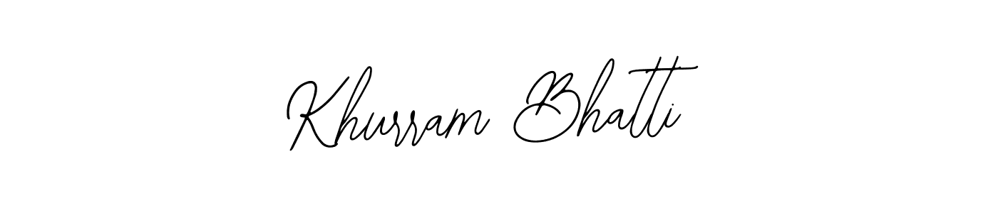 How to Draw Khurram Bhatti signature style? Bearetta-2O07w is a latest design signature styles for name Khurram Bhatti. Khurram Bhatti signature style 12 images and pictures png