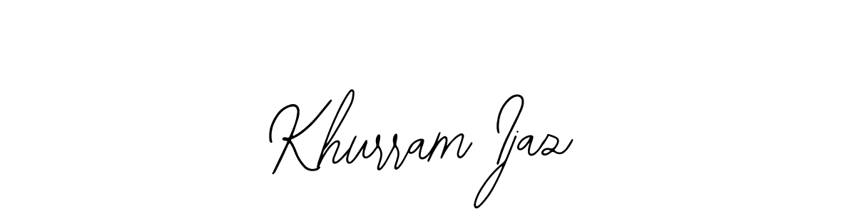 Similarly Bearetta-2O07w is the best handwritten signature design. Signature creator online .You can use it as an online autograph creator for name Khurram Ijaz. Khurram Ijaz signature style 12 images and pictures png