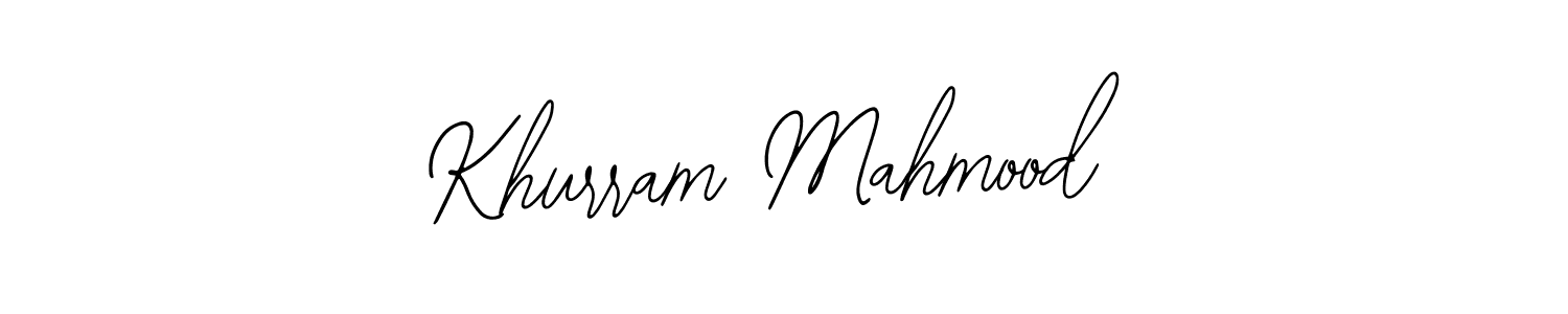 Make a beautiful signature design for name Khurram Mahmood. With this signature (Bearetta-2O07w) style, you can create a handwritten signature for free. Khurram Mahmood signature style 12 images and pictures png