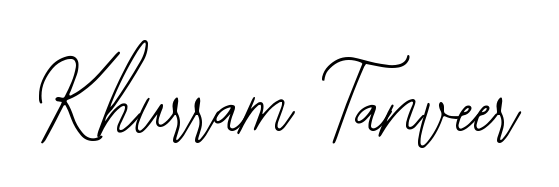 Create a personalized artistic stamp with Khurram Tanveer in Bearetta-2O07w font. Perfect for visual artists, designers, and influencers. Khurram Tanveer signature style 12 images and pictures png
