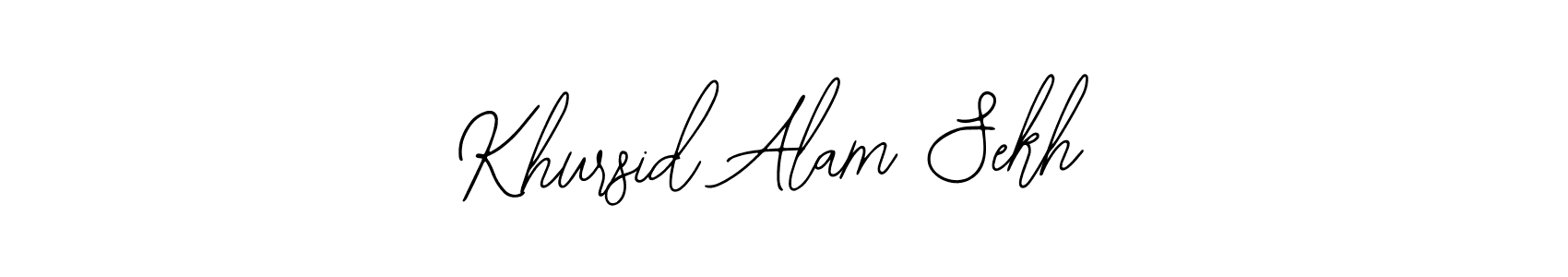 Also we have Khursid Alam Sekh name is the best signature style. Create professional handwritten signature collection using Bearetta-2O07w autograph style. Khursid Alam Sekh signature style 12 images and pictures png