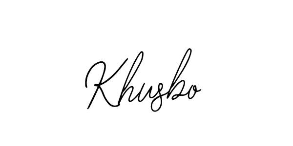 Design your own signature with our free online signature maker. With this signature software, you can create a handwritten (Bearetta-2O07w) signature for name Khusbo. Khusbo signature style 12 images and pictures png