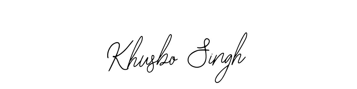 How to Draw Khusbo Singh signature style? Bearetta-2O07w is a latest design signature styles for name Khusbo Singh. Khusbo Singh signature style 12 images and pictures png