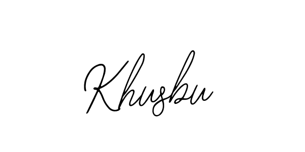 Also we have Khusbu name is the best signature style. Create professional handwritten signature collection using Bearetta-2O07w autograph style. Khusbu signature style 12 images and pictures png