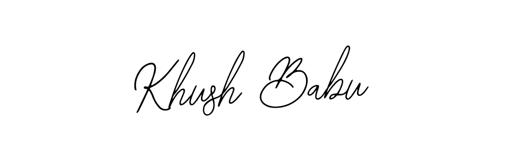 Make a beautiful signature design for name Khush Babu. With this signature (Bearetta-2O07w) style, you can create a handwritten signature for free. Khush Babu signature style 12 images and pictures png