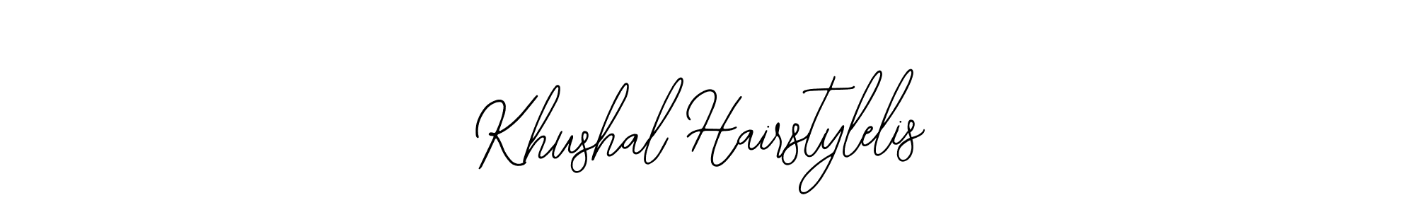 if you are searching for the best signature style for your name Khushal Hairstylelis. so please give up your signature search. here we have designed multiple signature styles  using Bearetta-2O07w. Khushal Hairstylelis signature style 12 images and pictures png