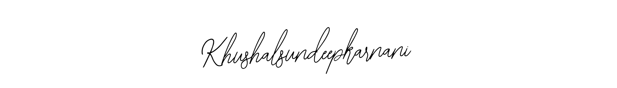 Create a beautiful signature design for name Khushalsundeepkarnani. With this signature (Bearetta-2O07w) fonts, you can make a handwritten signature for free. Khushalsundeepkarnani signature style 12 images and pictures png