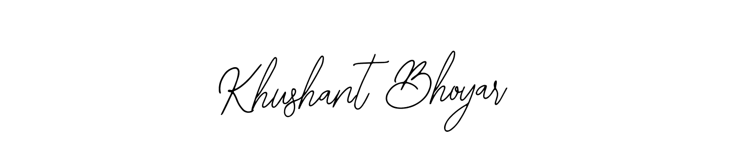 See photos of Khushant Bhoyar official signature by Spectra . Check more albums & portfolios. Read reviews & check more about Bearetta-2O07w font. Khushant Bhoyar signature style 12 images and pictures png