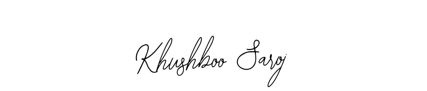 if you are searching for the best signature style for your name Khushboo Saroj. so please give up your signature search. here we have designed multiple signature styles  using Bearetta-2O07w. Khushboo Saroj signature style 12 images and pictures png