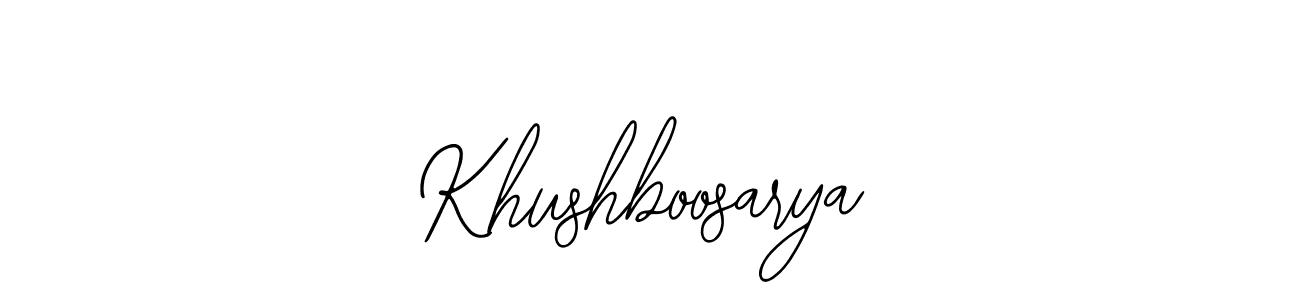 Khushboosarya stylish signature style. Best Handwritten Sign (Bearetta-2O07w) for my name. Handwritten Signature Collection Ideas for my name Khushboosarya. Khushboosarya signature style 12 images and pictures png