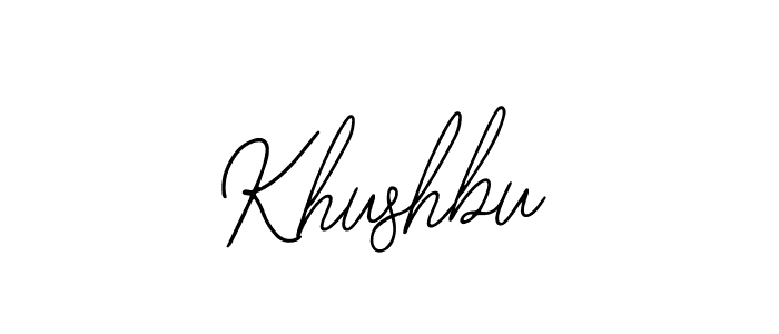 Also we have Khushbu name is the best signature style. Create professional handwritten signature collection using Bearetta-2O07w autograph style. Khushbu signature style 12 images and pictures png