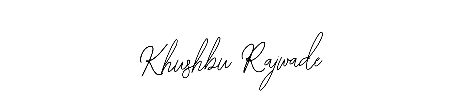 Khushbu Rajwade stylish signature style. Best Handwritten Sign (Bearetta-2O07w) for my name. Handwritten Signature Collection Ideas for my name Khushbu Rajwade. Khushbu Rajwade signature style 12 images and pictures png