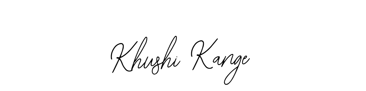 Make a beautiful signature design for name Khushi Kange. With this signature (Bearetta-2O07w) style, you can create a handwritten signature for free. Khushi Kange signature style 12 images and pictures png