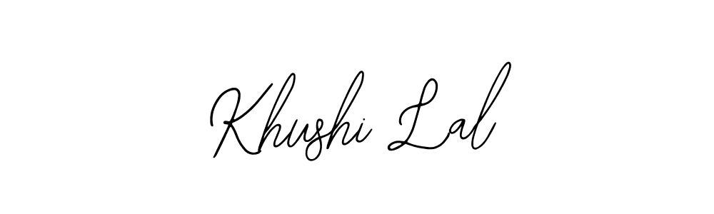 Also we have Khushi Lal name is the best signature style. Create professional handwritten signature collection using Bearetta-2O07w autograph style. Khushi Lal signature style 12 images and pictures png