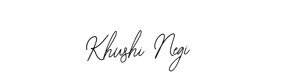 Khushi Negi stylish signature style. Best Handwritten Sign (Bearetta-2O07w) for my name. Handwritten Signature Collection Ideas for my name Khushi Negi. Khushi Negi signature style 12 images and pictures png