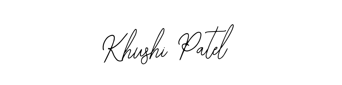 How to Draw Khushi Patel signature style? Bearetta-2O07w is a latest design signature styles for name Khushi Patel. Khushi Patel signature style 12 images and pictures png