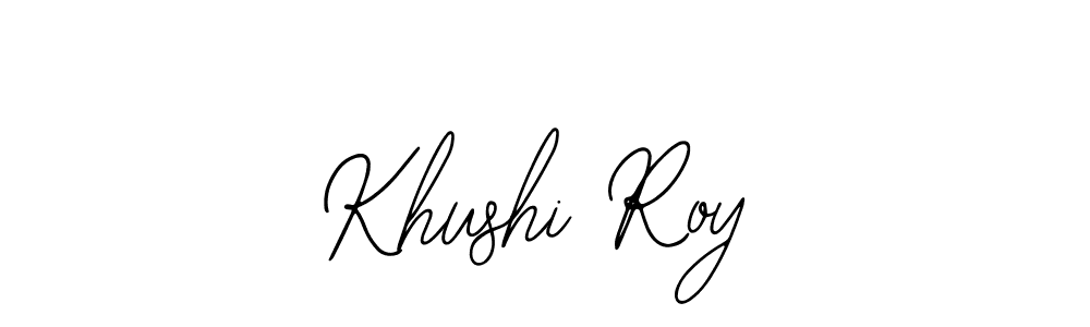 How to make Khushi Roy signature? Bearetta-2O07w is a professional autograph style. Create handwritten signature for Khushi Roy name. Khushi Roy signature style 12 images and pictures png