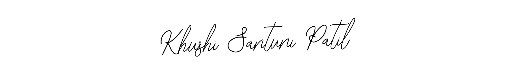 Design your own signature with our free online signature maker. With this signature software, you can create a handwritten (Bearetta-2O07w) signature for name Khushi Santuni Patil. Khushi Santuni Patil signature style 12 images and pictures png
