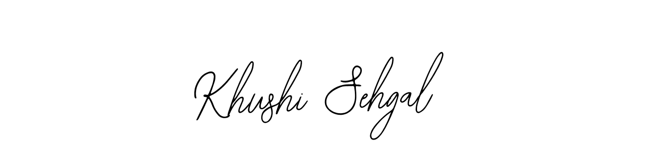 Similarly Bearetta-2O07w is the best handwritten signature design. Signature creator online .You can use it as an online autograph creator for name Khushi Sehgal. Khushi Sehgal signature style 12 images and pictures png