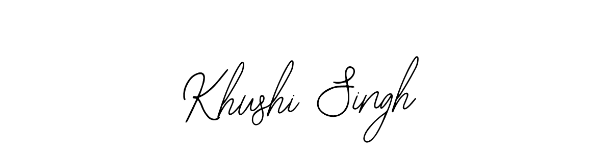 The best way (Bearetta-2O07w) to make a short signature is to pick only two or three words in your name. The name Khushi Singh include a total of six letters. For converting this name. Khushi Singh signature style 12 images and pictures png