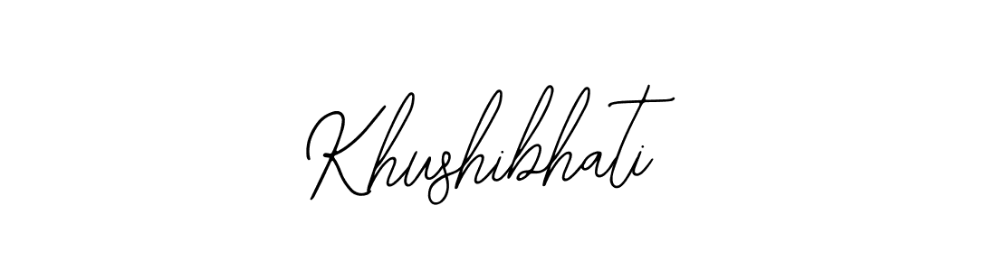 Bearetta-2O07w is a professional signature style that is perfect for those who want to add a touch of class to their signature. It is also a great choice for those who want to make their signature more unique. Get Khushibhati name to fancy signature for free. Khushibhati signature style 12 images and pictures png