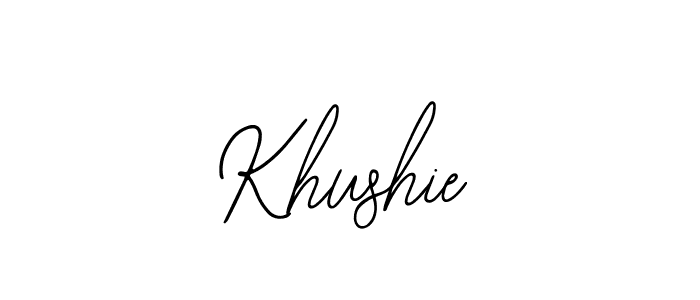 Khushie stylish signature style. Best Handwritten Sign (Bearetta-2O07w) for my name. Handwritten Signature Collection Ideas for my name Khushie. Khushie signature style 12 images and pictures png