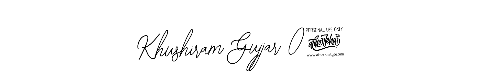 Similarly Bearetta-2O07w is the best handwritten signature design. Signature creator online .You can use it as an online autograph creator for name Khushiram Gujjar 07. Khushiram Gujjar 07 signature style 12 images and pictures png