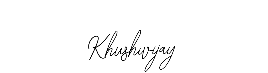 Bearetta-2O07w is a professional signature style that is perfect for those who want to add a touch of class to their signature. It is also a great choice for those who want to make their signature more unique. Get Khushivijay name to fancy signature for free. Khushivijay signature style 12 images and pictures png