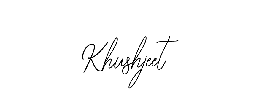 Similarly Bearetta-2O07w is the best handwritten signature design. Signature creator online .You can use it as an online autograph creator for name Khushjeet. Khushjeet signature style 12 images and pictures png