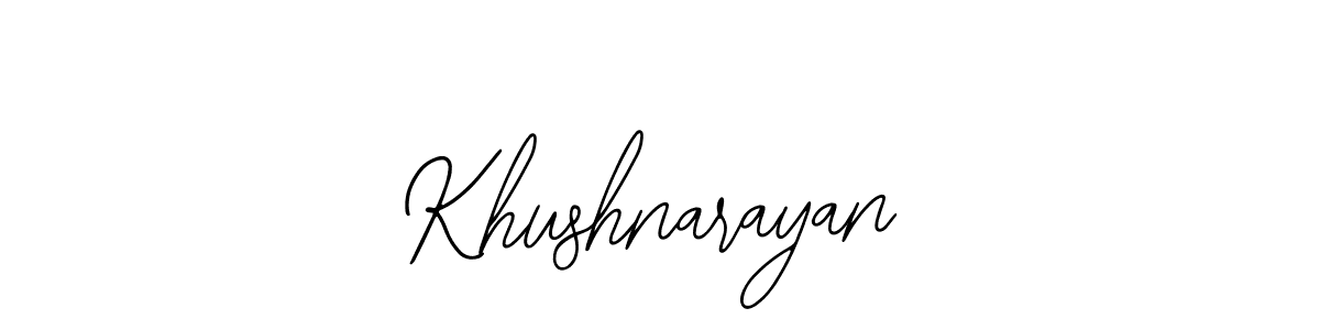 Khushnarayan stylish signature style. Best Handwritten Sign (Bearetta-2O07w) for my name. Handwritten Signature Collection Ideas for my name Khushnarayan. Khushnarayan signature style 12 images and pictures png