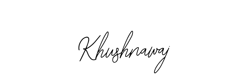 Similarly Bearetta-2O07w is the best handwritten signature design. Signature creator online .You can use it as an online autograph creator for name Khushnawaj. Khushnawaj signature style 12 images and pictures png