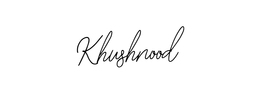 Make a beautiful signature design for name Khushnood. With this signature (Bearetta-2O07w) style, you can create a handwritten signature for free. Khushnood signature style 12 images and pictures png