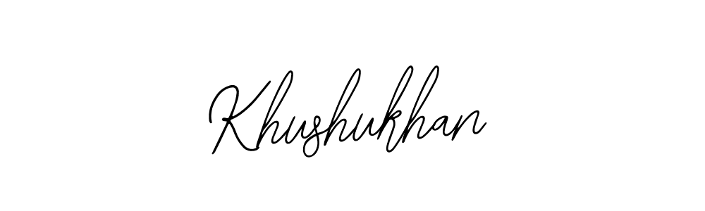 Also You can easily find your signature by using the search form. We will create Khushukhan name handwritten signature images for you free of cost using Bearetta-2O07w sign style. Khushukhan signature style 12 images and pictures png