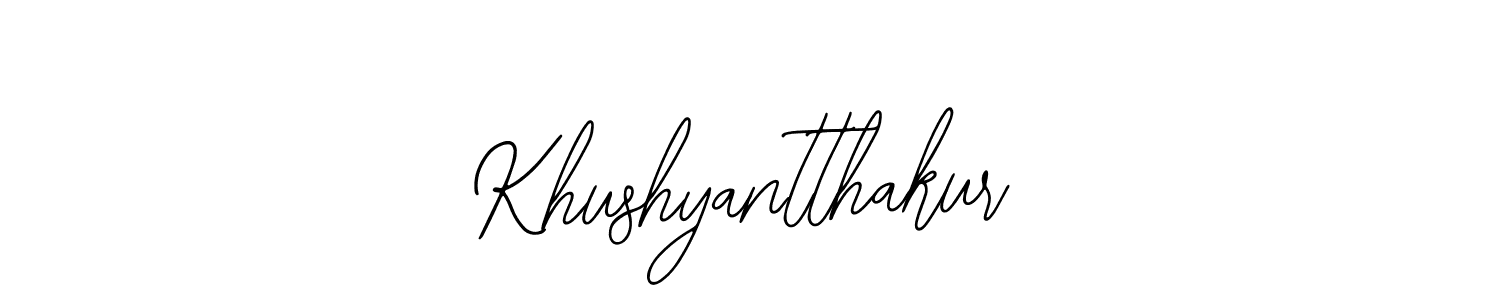 The best way (Bearetta-2O07w) to make a short signature is to pick only two or three words in your name. The name Khushyantthakur include a total of six letters. For converting this name. Khushyantthakur signature style 12 images and pictures png