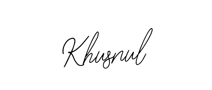 The best way (Bearetta-2O07w) to make a short signature is to pick only two or three words in your name. The name Khusnul include a total of six letters. For converting this name. Khusnul signature style 12 images and pictures png