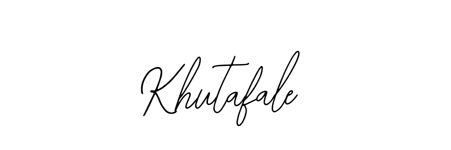 How to make Khutafale signature? Bearetta-2O07w is a professional autograph style. Create handwritten signature for Khutafale name. Khutafale signature style 12 images and pictures png