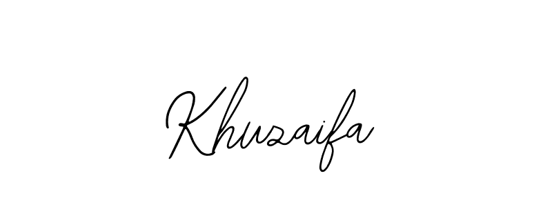 Make a beautiful signature design for name Khuzaifa. Use this online signature maker to create a handwritten signature for free. Khuzaifa signature style 12 images and pictures png