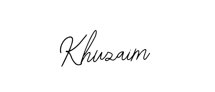 Best and Professional Signature Style for Khuzaim. Bearetta-2O07w Best Signature Style Collection. Khuzaim signature style 12 images and pictures png