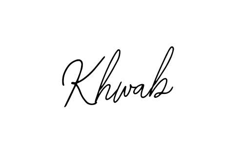 Make a beautiful signature design for name Khwab. Use this online signature maker to create a handwritten signature for free. Khwab signature style 12 images and pictures png