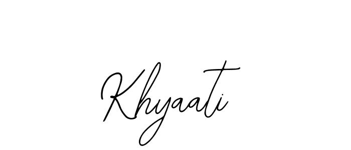 It looks lik you need a new signature style for name Khyaati. Design unique handwritten (Bearetta-2O07w) signature with our free signature maker in just a few clicks. Khyaati signature style 12 images and pictures png