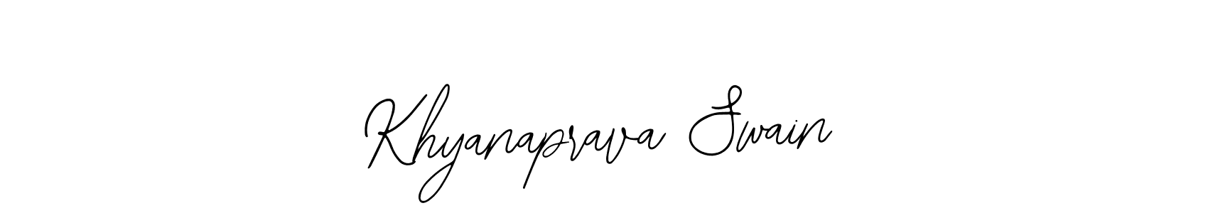 How to Draw Khyanaprava Swain signature style? Bearetta-2O07w is a latest design signature styles for name Khyanaprava Swain. Khyanaprava Swain signature style 12 images and pictures png