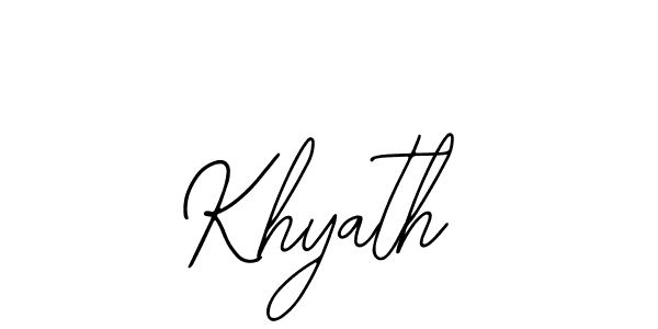 Make a beautiful signature design for name Khyath. Use this online signature maker to create a handwritten signature for free. Khyath signature style 12 images and pictures png