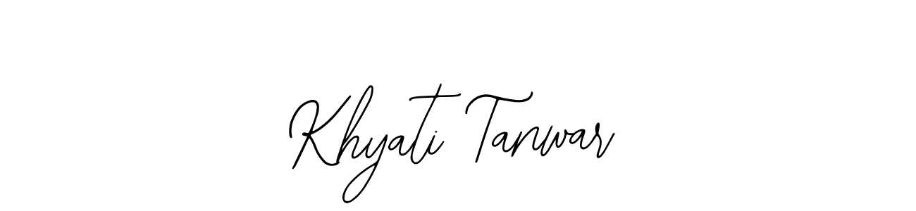 This is the best signature style for the Khyati Tanwar name. Also you like these signature font (Bearetta-2O07w). Mix name signature. Khyati Tanwar signature style 12 images and pictures png