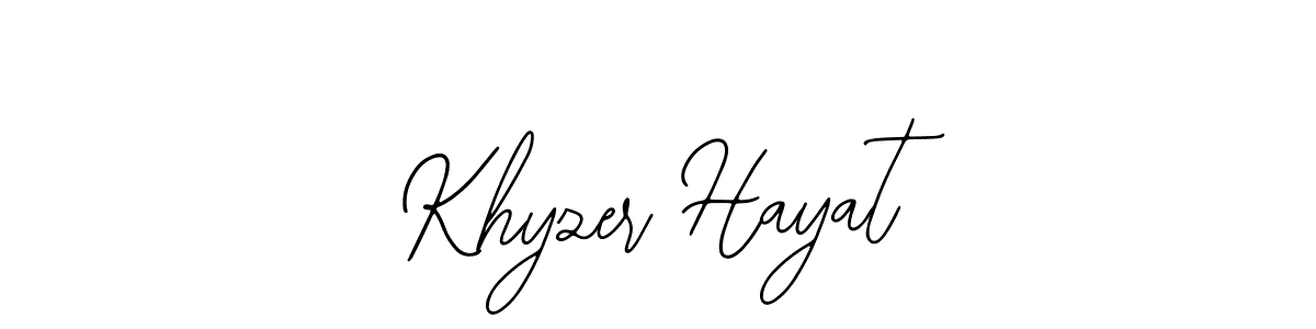 Also we have Khyzer Hayat name is the best signature style. Create professional handwritten signature collection using Bearetta-2O07w autograph style. Khyzer Hayat signature style 12 images and pictures png