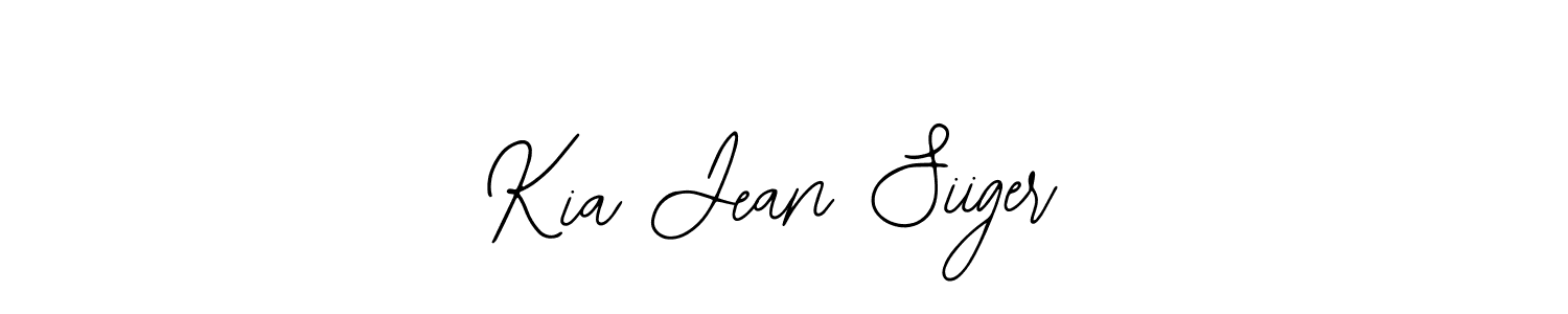 Similarly Bearetta-2O07w is the best handwritten signature design. Signature creator online .You can use it as an online autograph creator for name Kia Jean Siiger. Kia Jean Siiger signature style 12 images and pictures png